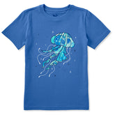 Kids Jellyfish on the Loose Short Sleeve Crusher Tee
