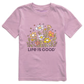 Kids Wildflower Smattering Short Sleeve Crusher Tee