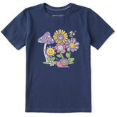 Kids Smiling Garden Short Sleeve Crusher Tee