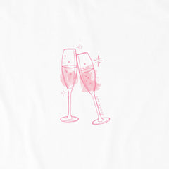 Women's Clinking Champagne Crusher-LITE Shrunken Tee