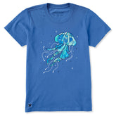 Women's Jellyfish on the Loose Short Sleeve Crusher Tee