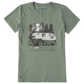 Women's Camper in the Woods Short Sleeve Crusher Tee
