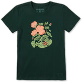 Women's Ladybug in the Garden Short Sleeve Crusher Tee