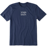 Men's yoga shirt Short Sleeve Crusher Tee