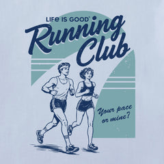 Men's Life is Good Running Club Short Sleeve Crusher Tee