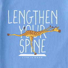 Women's Lengthen Your Spine Giraffe Short Sleeve Crusher Tee