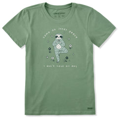 Women's Come on Inner Peace Short Sleeve Crusher Tee