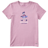 Women's Happy Hour Yoga Arch Short Sleeve Crusher Tee