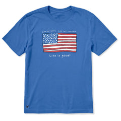Men's Life is Good America Short Sleeve Crusher Tee