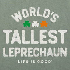 Kids World's Tallest Leprechaun Short Sleeve Crusher Tee