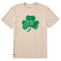 Men's Tie Dye Clover Short Sleeve Crusher Tee