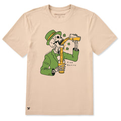Men's Free Refills St. Patrick's Day Short Sleeve Crusher Tee