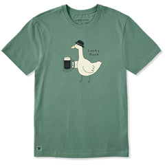 Men's Lucky Duck St. Pat's Short Sleeve Crusher Tee