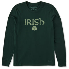 Women's Irish Clover 2 Long Sleeve Crusher Tee