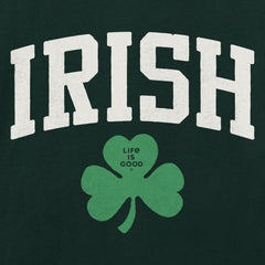 Women's Irish Clover Long Sleeve Crusher Tee