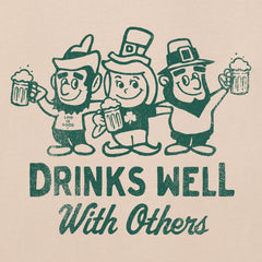 Women's Drinks Well Leprechauns Short Sleeve Crusher Tee