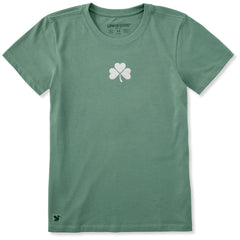 Women's Clean Clover Short Sleeve Crusher Tee