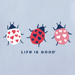 Kids Lovely Ladybug Trio Short Sleeve Crusher Tee