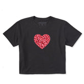 Women's Left my Heart at the Disco Short Sleeve Crusher Boxy Tee