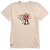 Women's Cowboy Heart Short Sleeve Crusher Tee