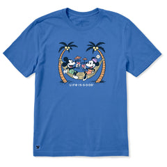 Men's Tropical Cocktail Toast Short Sleeve Crusher Tee