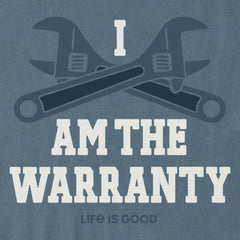 Men's I am the Warranty Short Sleeve Crusher Tee