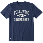 Men's Follow Me for Shenanigans Arch Short Sleeve Crusher Tee
