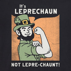 Men's It's Leprechaun not Lepre-Chaunt Short Sleeve Crusher Tee