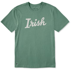 Men's Irish Script Short Sleeve Crusher Tee