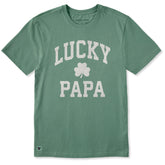 Men's Lucky Papa Arch Short Sleeve Crusher Tee
