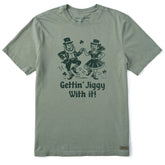 Men's Gettin Jiggy With It Short Sleeve Crusher Tee