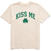 Men's Kiss Me Arch Short Sleeve Crusher Tee