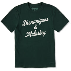 Men's Shenanigans & Malarkey Script Short Sleeve Crusher Tee