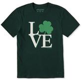 Men's Love Stack Shamrock Short Sleeve Crusher Tee
