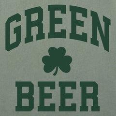 Women's Green Beer Arch Short Sleeve Crusher Tee