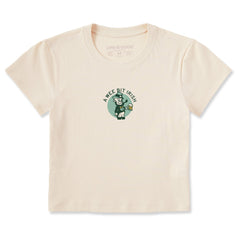 Women's A Wee Bit Irish Leprechaun Crusher-LITE Shrunken Tee