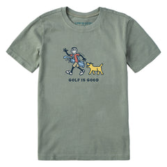 Kids Golf is Good Short Sleeve Crusher Tee