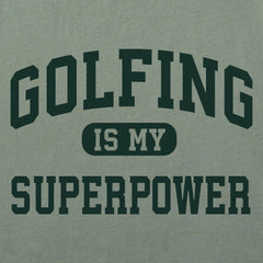 Women's Golfing is my Superpower Short Sleeve Crusher Tee