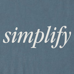 Men's Simplify Script Short Sleeve Crusher Tee