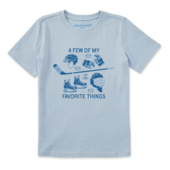 Kids A Few of My Favorite Hockey Things Short Sleeve Crusher Tee