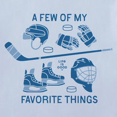 Kids A Few of My Favorite Hockey Things Short Sleeve Crusher Tee