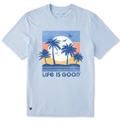 Men's Beachy Palms Short Sleeve Crusher Tee