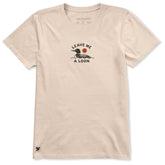 Women's Leave Me a Loon Short Sleeve Crusher Tee