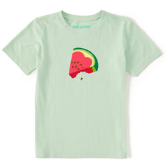Kids Heart Melon Short Sleeve Crusher Tee
