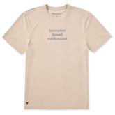 Men's Lavender Towel Enthusiast Short Sleeve Crusher Tee