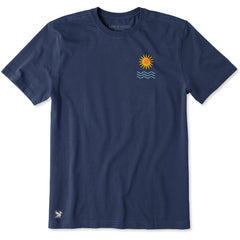 Men's Sun Over Waves Short Sleeve Crusher Tee