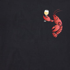 Men's Wine Lobster Short Sleeve Crusher Tee