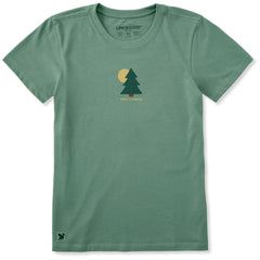 Women's Keep it Simple Pine Tree Short Sleeve Crusher Tee