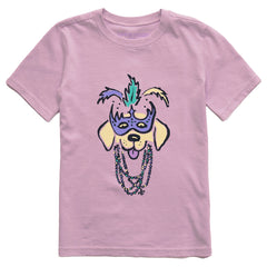 Kids Mardi Paws Short Sleeve Crusher Tee