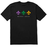 Men's Fleur De Lis Trio Short Sleeve Crusher Tee